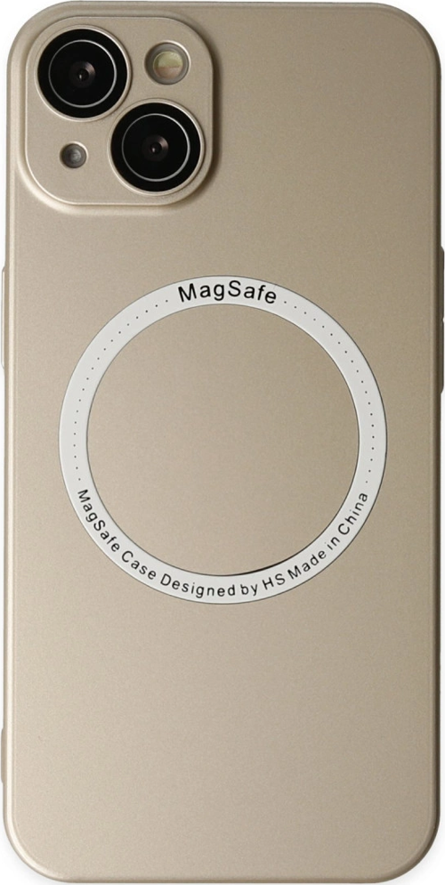 iPhone 14 Plus Kılıf Jack Magneticsafe Lens Silikon - Gold