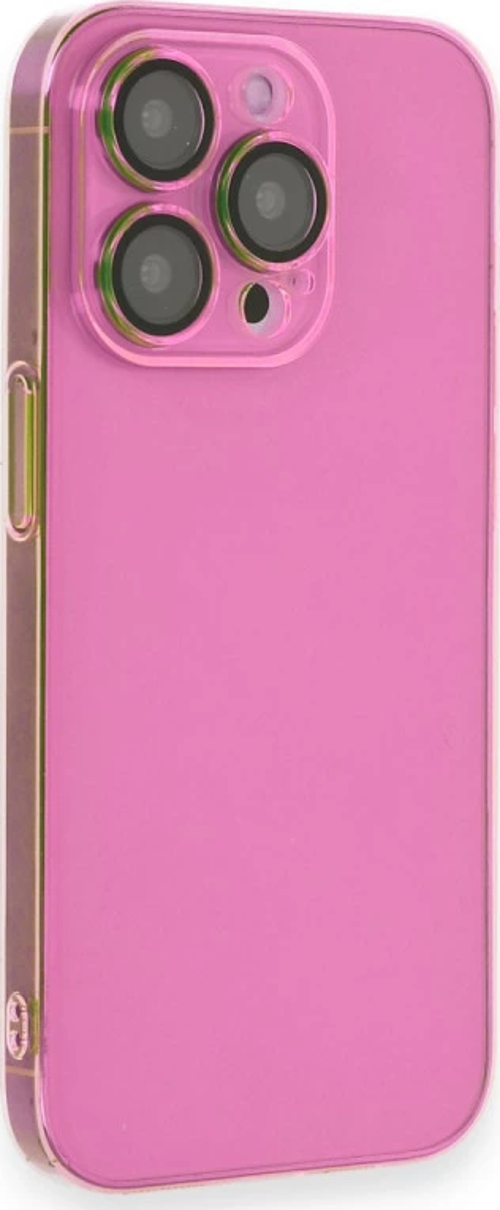 iPhone 14 Pro Max Kılıf Armada Lensli Kapak - Pembe