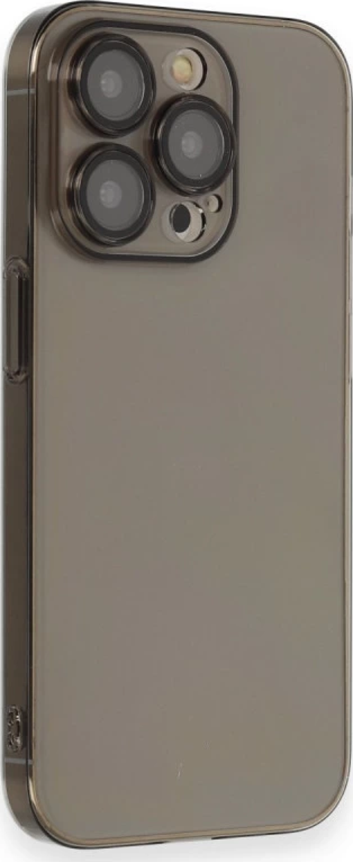 iPhone 13 Pro Max Kılıf Armada Lensli Kapak - Siyah