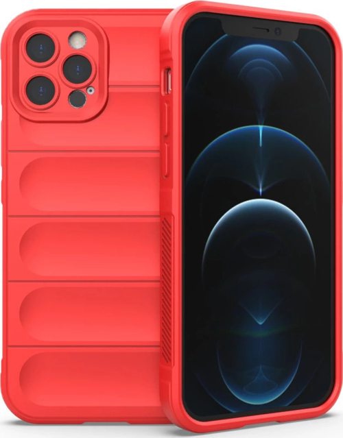 iPhone 12 Pro Kılıf Optimum Silikon - Kırmızı