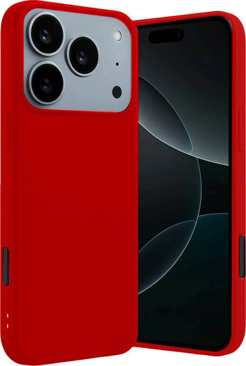 iPhone 17 Pro First Silikon - Kırmızı