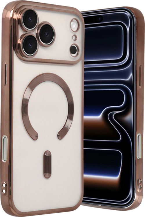 iPhone 17 Pro Kross Magneticsafe Kapak - Çöl Titanyum