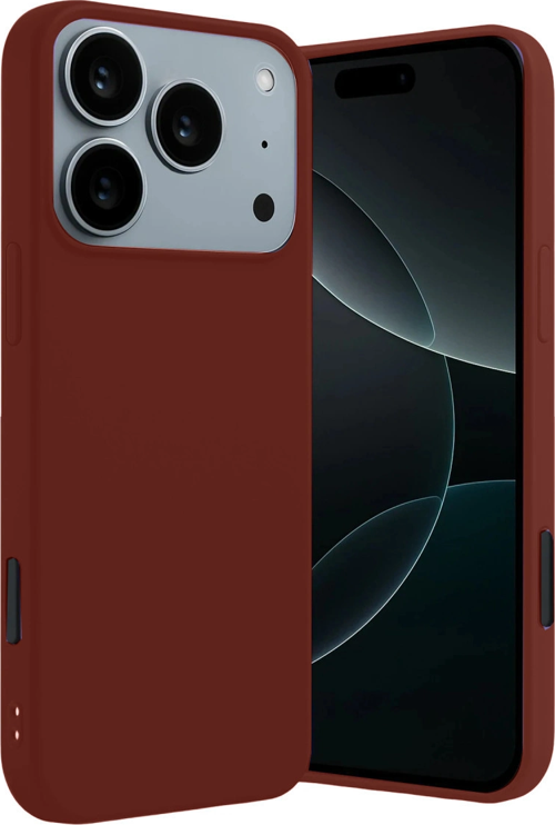 iPhone 17 Pro First Silikon - Bordo