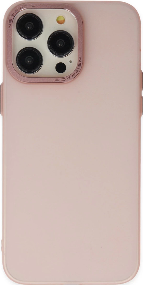 iPhone 13 Pro Max Kılıf Modos Metal Kapak - Pembe