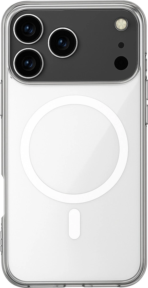 iPhone 17 Pro Kılıf Magneticsafe Şeffaf Silikon - Şeffaf