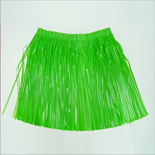 Büro Ev Ofis Etkinlik Gösteri Kostümü için 40CM Fosfor Yeşil Hawaii Eteği