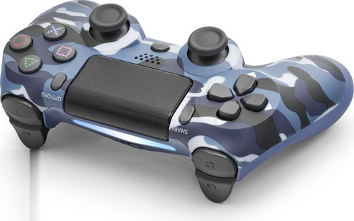 Büro Ev Ofis Oyun Konsolu için Mavi Kamuflaj Gamepad Ps4 Uyumlu Oyun Kolu