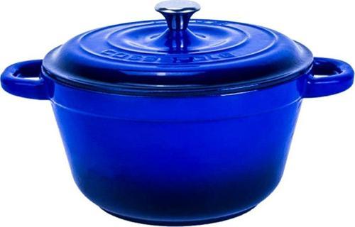 Döküm Yuvarlak Tencere Döküm Demir Kapak New Heritage Serisi Çap(Ø)22cm.
