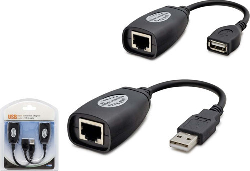 ieg™ USB RJ45 Kablolu Uzatıcı Seti 45 m - Siyah HDX5008