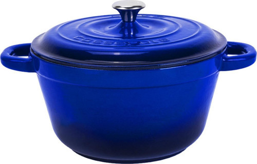 Döküm Yuvarlak Tencere Döküm Demir Kapak New Heritage Serisi Çap(Ø)24cm.