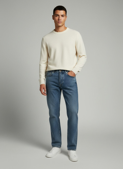 ONSTYE LOOSE TAPE. BOX CRO DNM Erkek Mavi Denim Pantolon - 22038628