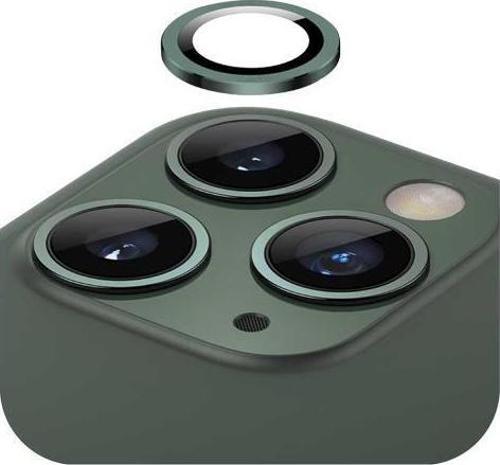 Iphone 11 İle Uyumlu Darbeye Dayanıklı Safir Kamera Lens Koruyucu Yeşil