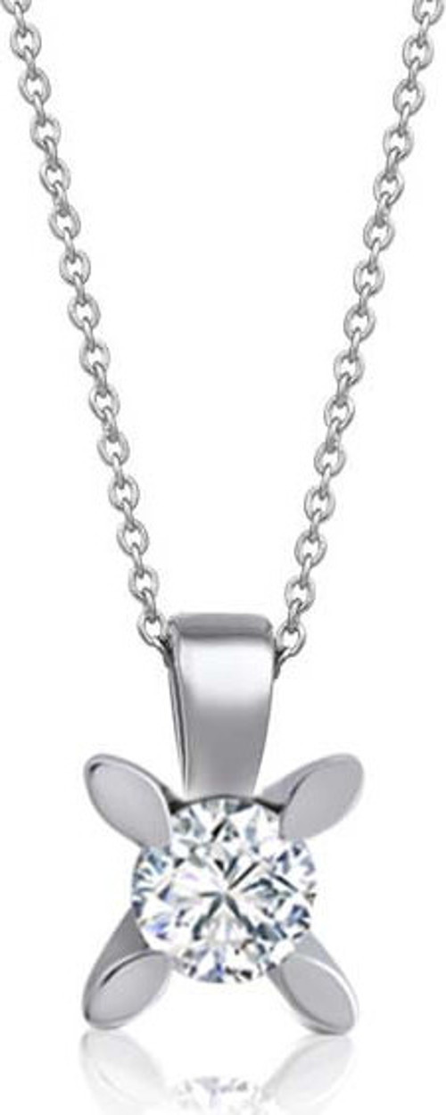 0.30 Karat Pırlanta Tektaş Kolyeler