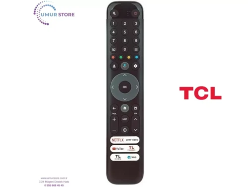 TCL İle Uyumlu Model 85X925Pro Mikrofonlu Smart Google Tv Kumanda