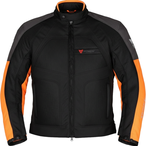 Motosiklet Mont 4 Mevsim Dynamic Siyah-Turuncu Motorcu Montu