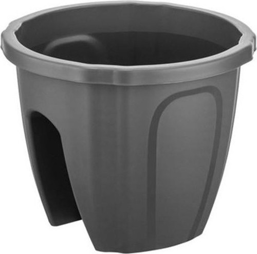 SY-5712 Opal Yuvarlak Balkon Küpeşte Saksı 7.5 Litre