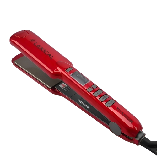 LHS-5380 Profesyonel SAÇ DÜZLEŞTİRİCİ KALIN titanyum PLAKA - Dijital Ekranlı