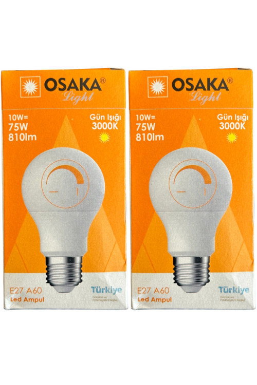 10W (75W) 3000K (Günışığı) E27 Duylu Dim Edilebilir Led Ampul (2 Adet)