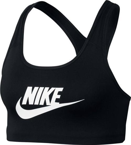 Swoosh Futura Bra 899370-010 Kadın Siyah Sporcu Sütyeni