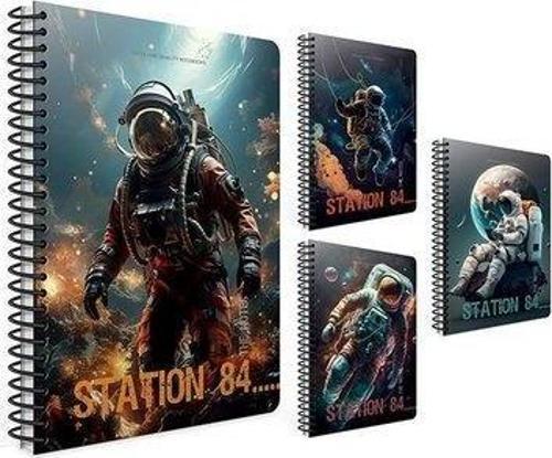 Statıon Sp Karton Kapak Def. A4 80 Kareli
