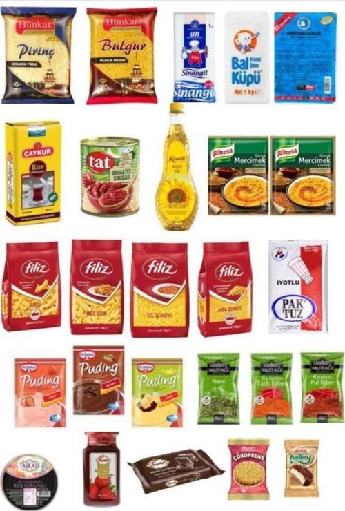 Ayçiçek Ramazan Kumanya Erzak Gıda Kolisi 26 Parça