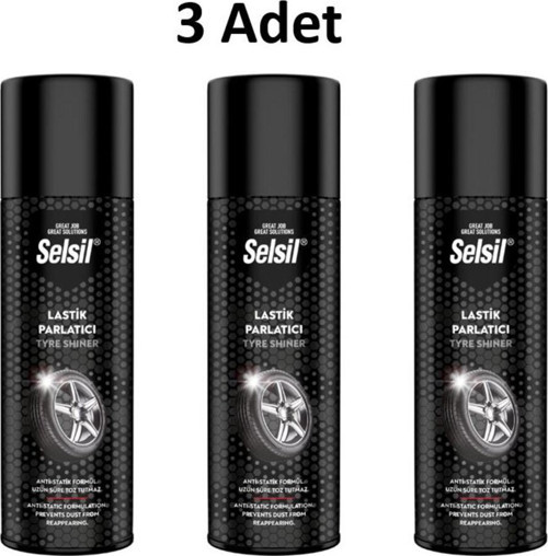 Lastik Parlatıcı 500 Ml 3 Adet