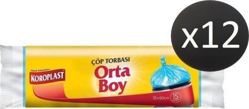 Çöp Torbası Orta Boy 15 Li X 12 Paket
