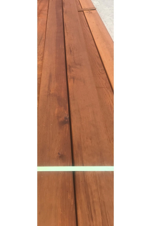 2x7x110 Cm 5 Adet Kahverengi Emprenyeli Silinmiş Tahta