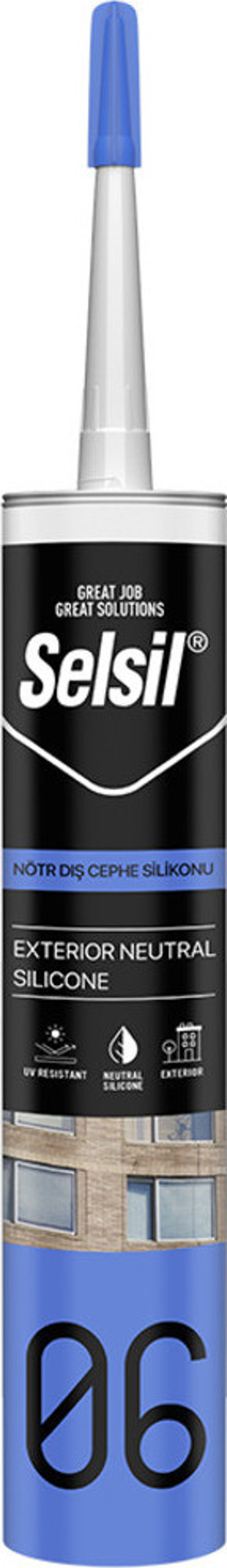 Nötr Dış Cephe Silikon Şeffaf 300 ml