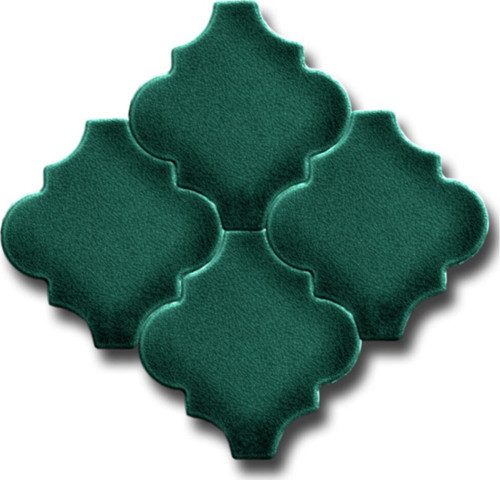 Ss03-07 Ottoman Düz Yeşil Karo 1 Adet