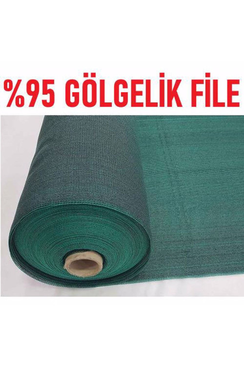 Koyu Yeşil 1.5m x30 m Gölgelik File %95 Gölgeleme Filesi Bahçe Çit Örtüsü