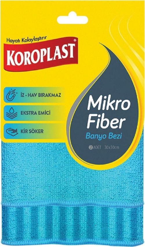 Mikrofiber Banyo Bezi 2 Adet