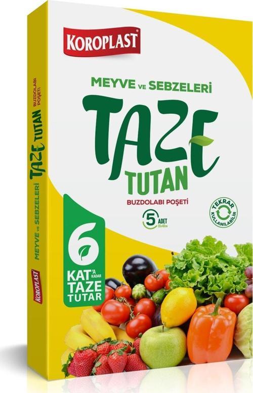 Taze Tutan Buzdolabı Poşeti 5 Adet
