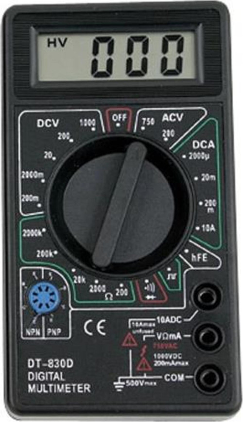 Dt-830d Dijital Ölçü Aleti Multimetre Siyah