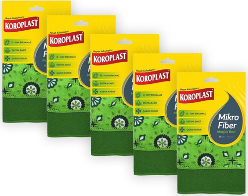 Koroplast Mikrofiber Mutfak Bezi 2 Adet - 5'li