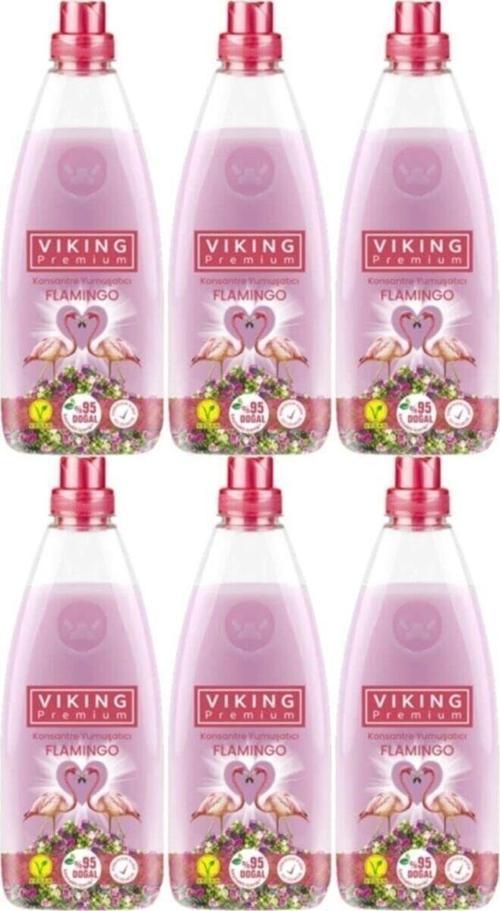 Premium Konsantre Yumuşatıcı Flamingo 1200 ml x6 Adet