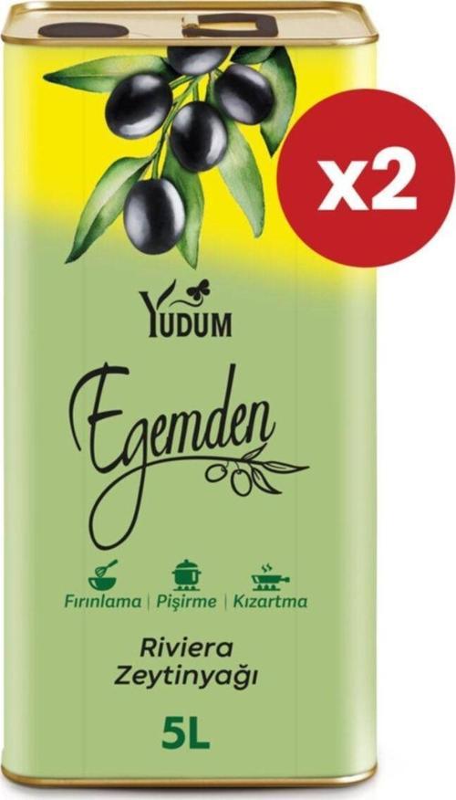 Egemden Yumuşak 5 Lt Teneke Riviera Zeytinyağı (5lt*2)