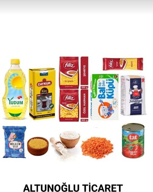 Ekonomik Ramazan Kumanya Erzak Gıda Yardım Kolisi 12 Parça Ürün