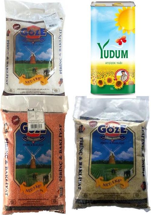 Temel Gıda Kolisi Ayçiçek Yağı 5 Lt