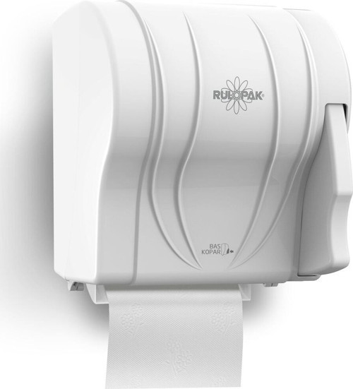 Bas Kopar Kağıt Havlu Makinesi Beyaz 21 CM