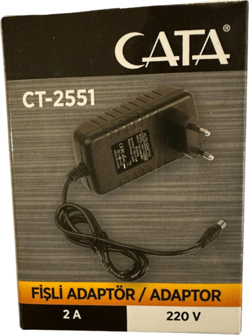 CT-2551 2 Amper 220V Fişli Adaptör