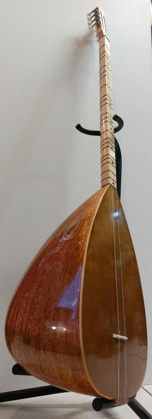 Gitar Burgulu Jak Girişli Uzun Sap Karaağaç Bağlama