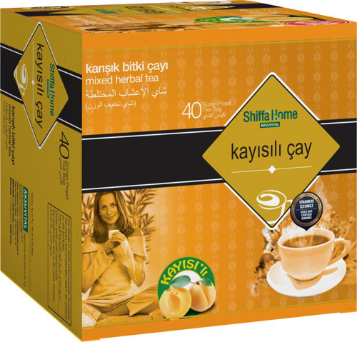 SLİM KAYISILI ÇAY 40 ADET SİNAMEKİSİZ
