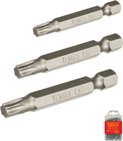 Torx Bits Uç T.40 x 25 mm (60 Adet)