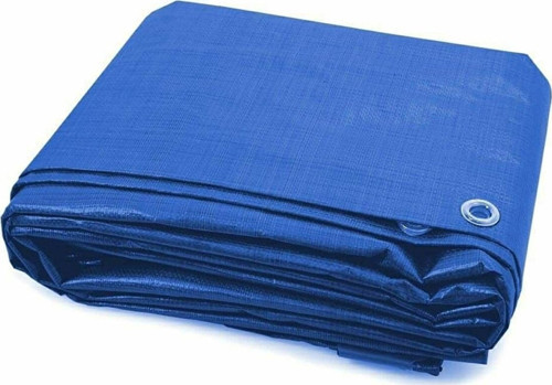 6x6 Metre Mavi Ebatlı Pvc Branda Gölgelik Su Geçirmez Çadır Branda Tente