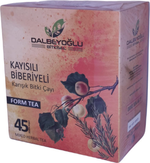 Kayısılı Biberiyeli Karışık Bitki Çayı 45'li