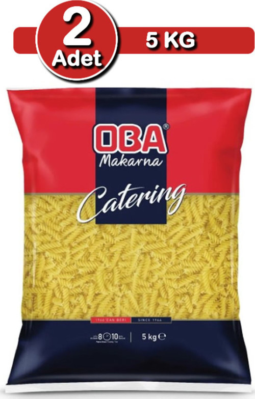 Fiyonk Makarna 5 kg x 2 Adet | Ev Tipi Çoklu Paket