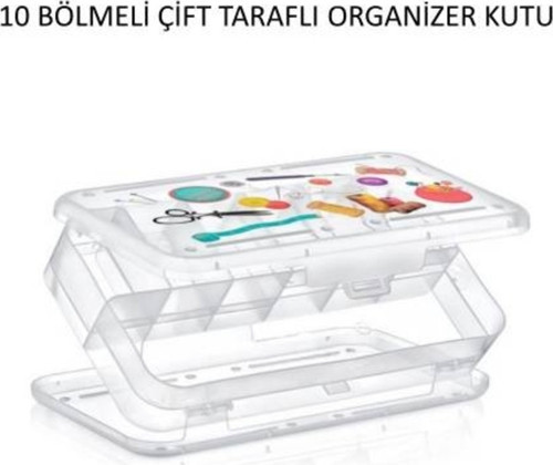 Çift Taraflı Organizer Malzeme Kutusu