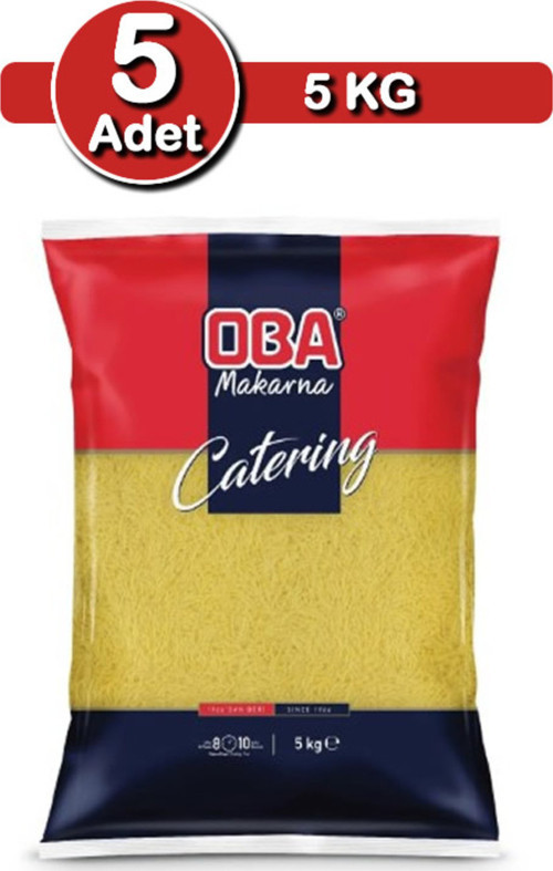 Tel Şehriye Makarna 5 Kg X 5 Adet | Toplu Kullanım Paketi