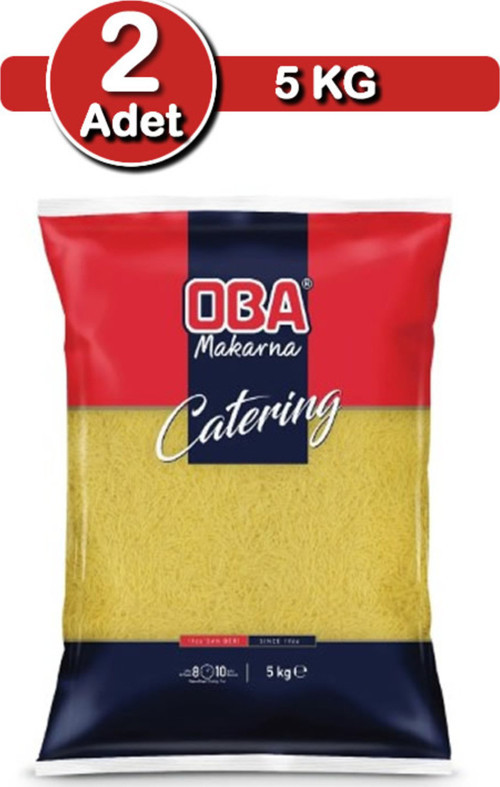 Tel Şehriye Makarna 5 kg x 2 Adet | Ev Tipi Çoklu Paket